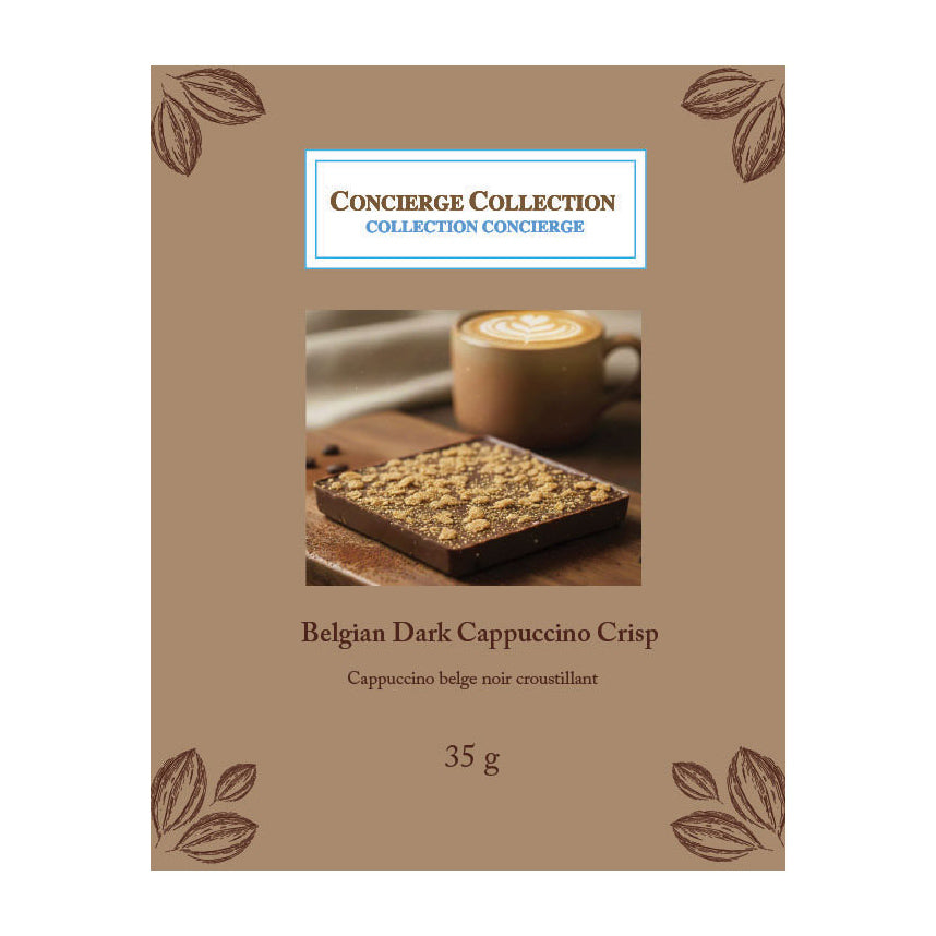 Belgian Dark Chocolate Bar Cappuccino Crisp 35g